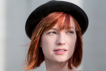 Girl in a Bowler hat